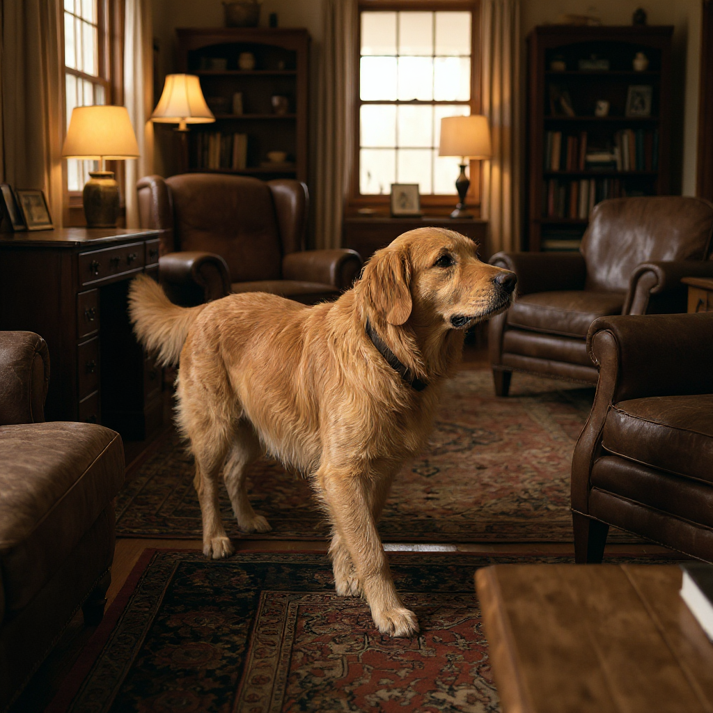 Dog before — 30 days with Kriath Salmon Oil
